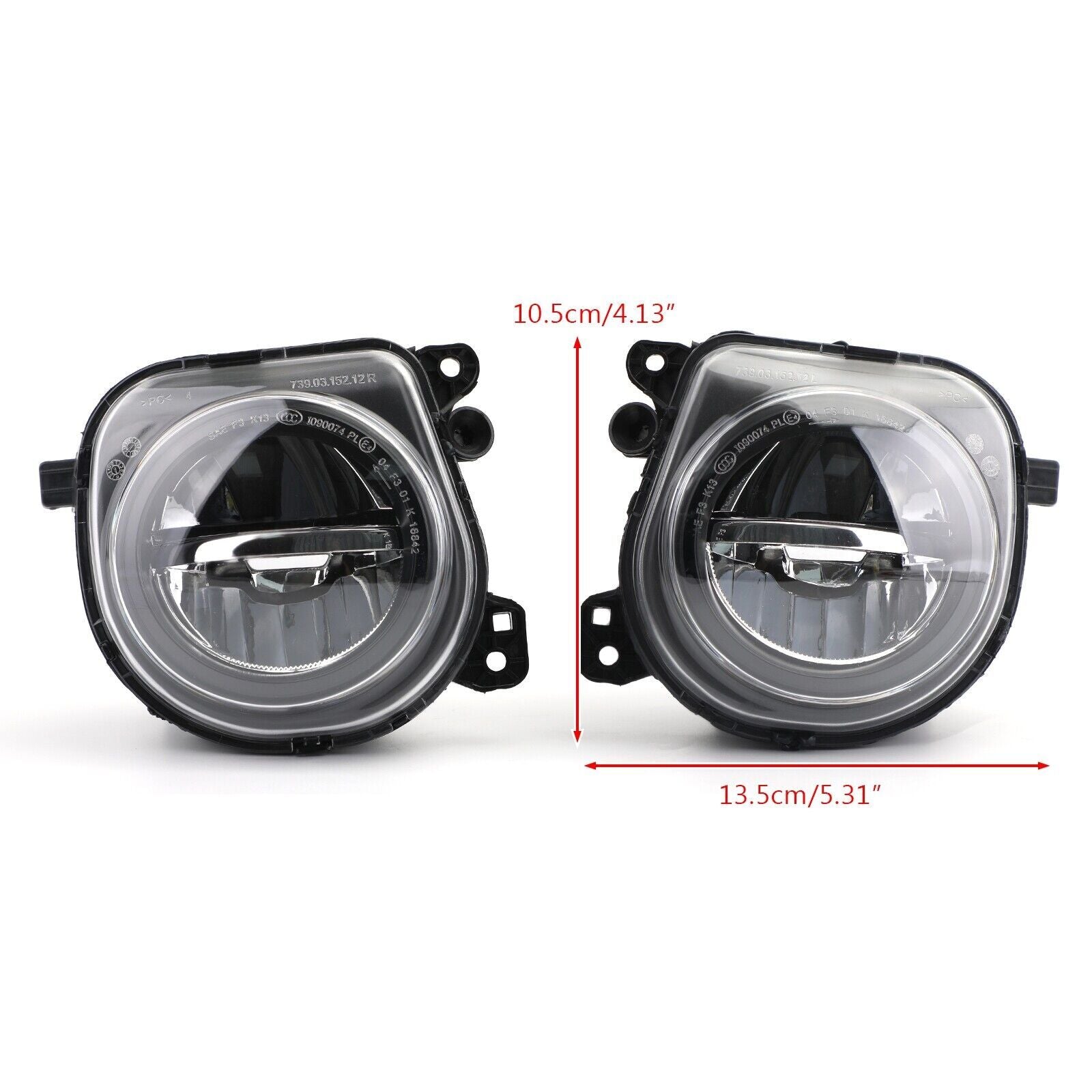 ya 1 8.5.3 Pair LH+RH Front LED Fog Light Lamp For 5 F10 F07 LCI CT