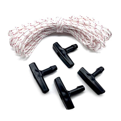 ya 14 Pack of 5 Starter Rope Lawnmower Starter Rope 1M 4.0mm with Starter Handle Set