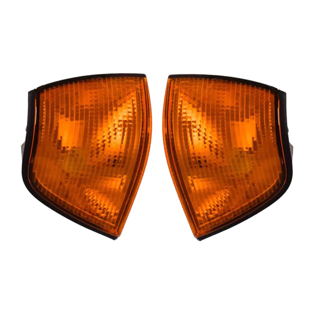 ya 5 8.7 Fits For 3' E36 1992-2000 Front Left & Right Side Corner Light Cover Yellow