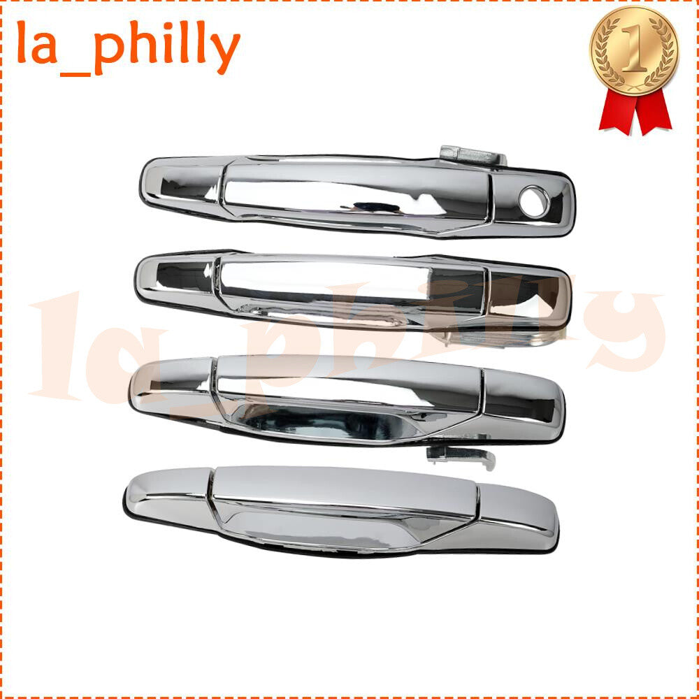 ya 13 5.27 4pcs Outer Door Handle Front Rear Left Right for Escalade Silverado for Sierra for Yukon