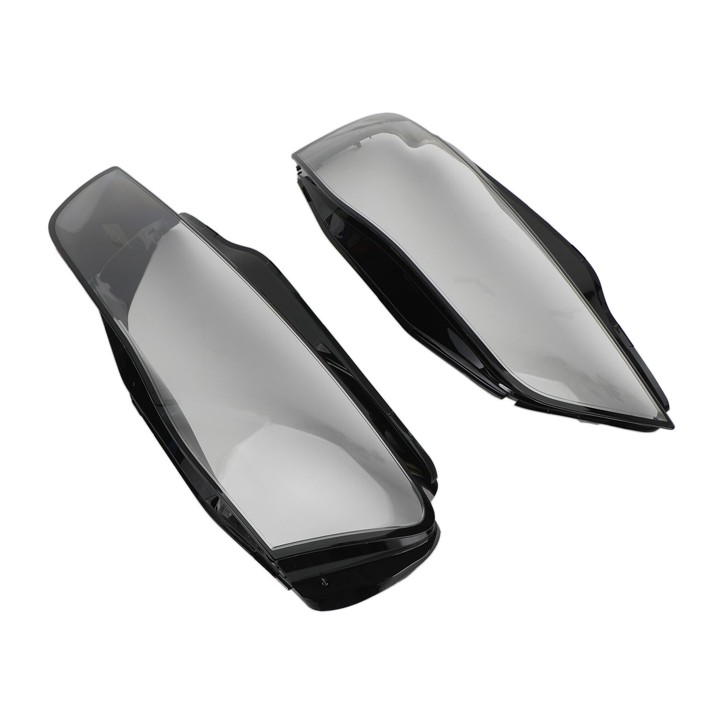 ya 1 8.5.4 Left +Right Headlight Lens Plastic Cover Shell for Audi A4 B8 Facelift 12-16