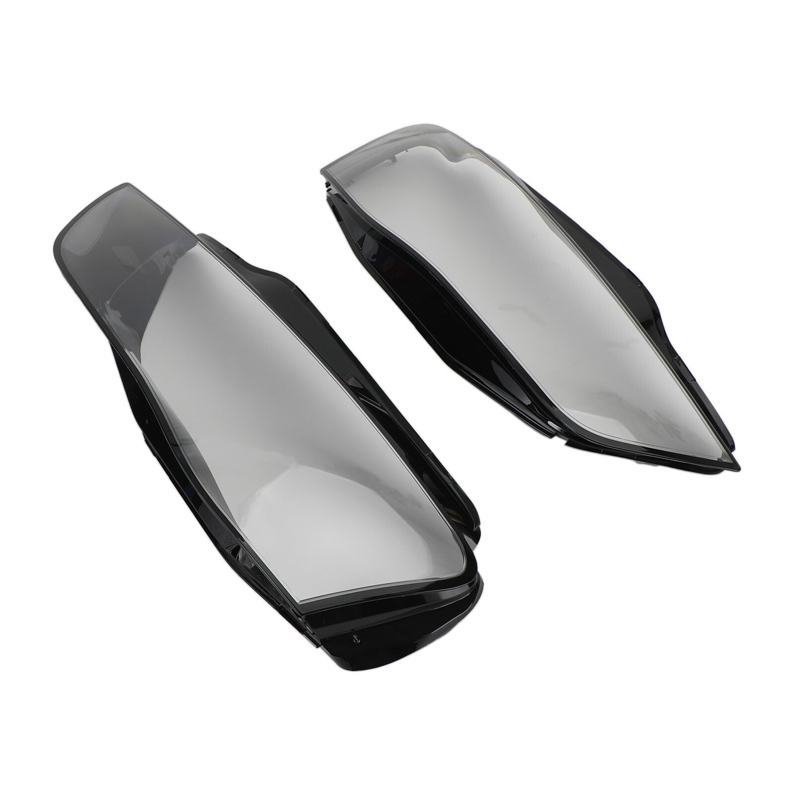 ya 1 8.5.4 Left +Right Headlight Lens Plastic Cover Shell for Audi A4 B8 Facelift 12-16