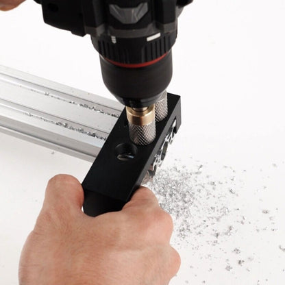 ya 17 Woodworking Drilling Locator Double Hole For Aluminum Drill Guide