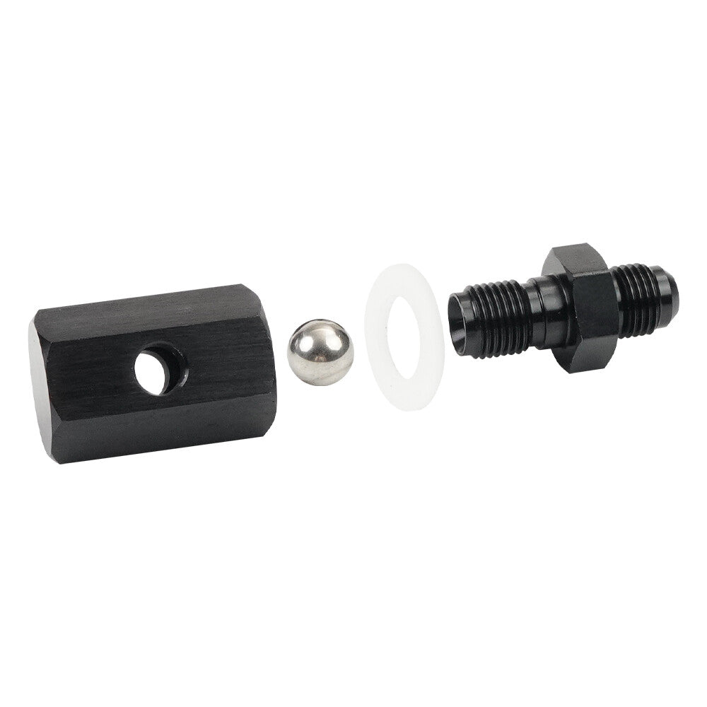 ya 2 7.16 AN6 Flip Breathing Check Valve Roll Over Fuel Cell Male 6AN Fuel Tank Accessories Blk