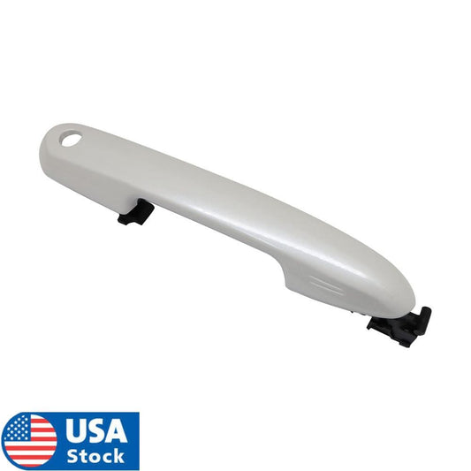 ya 13 5.27 Car Front Left Side Pearl White Exterior Door Handle for Toyota RAV4 2019-2023