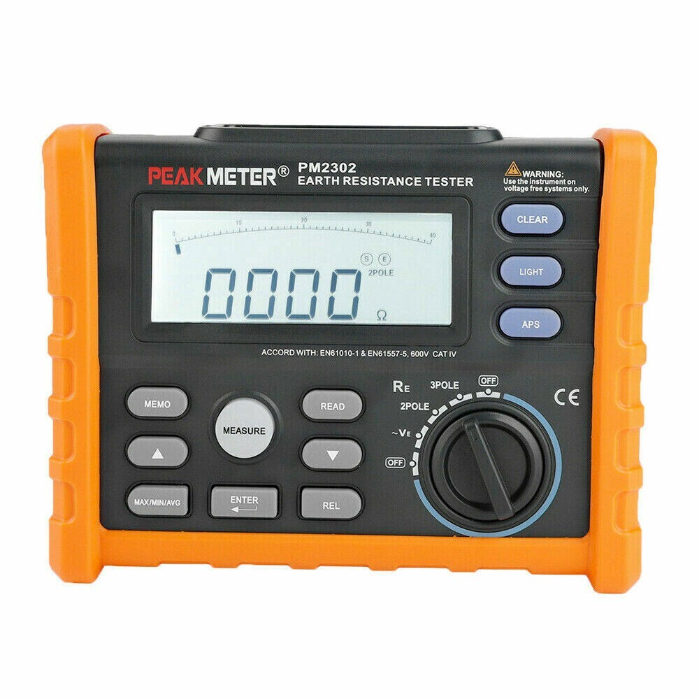 High Precision Digital Earth Resistance Tester Resistance Test Shaking Meter