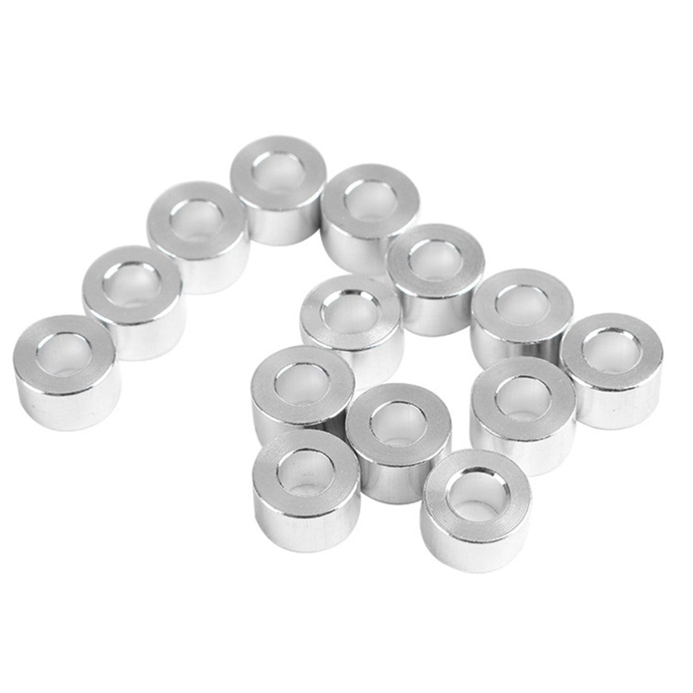 ya 5 8.7 10 Pcs Flat Gasket Sleeve Silver Aluminum Bushing Bushings 3d Printer