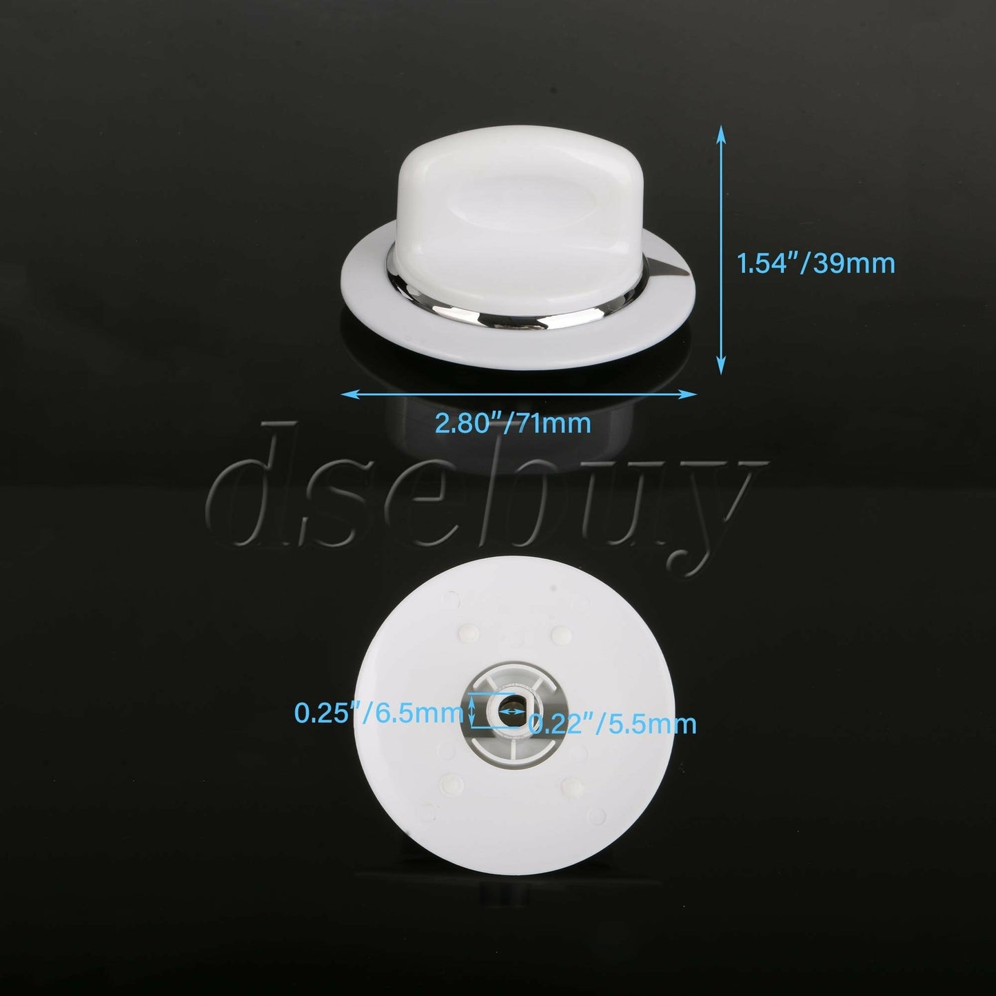 ya 26 2 Pieces Timer Control Knob Replacement for GE WE01X20374 Dryer Replace Part