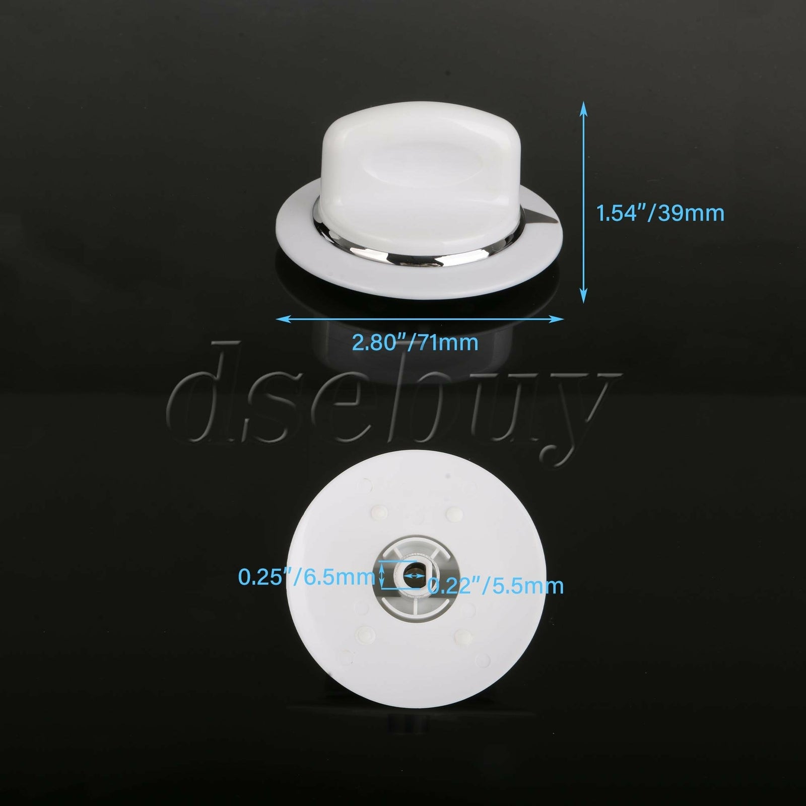 ya 26 2 Pieces Timer Control Knob Replacement for GE WE01X20374 Dryer Replace Part