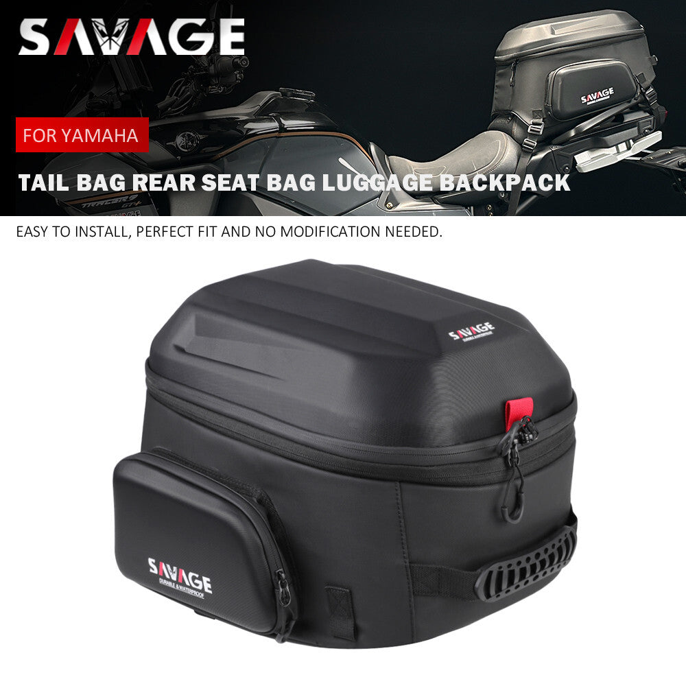 ya 12 5.21 Tail Bag Rear for Seat Bag Luggage Backpack for YAMAHA Tracer 9 /GT + 2023-2025