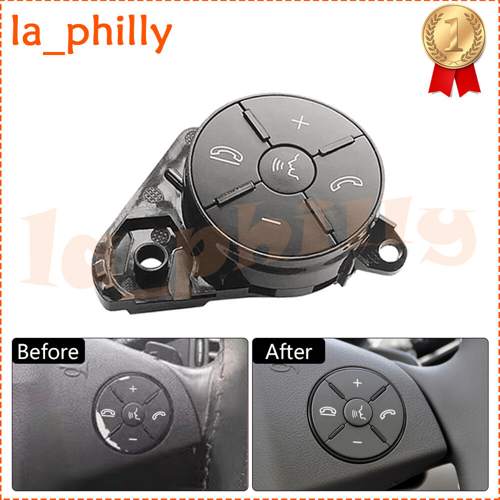 ya 13 for Mercedes-Benz 2006-2011 ML GL Right Steering Wheel Switch Repair Button Gray