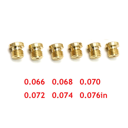 ya 4 6.17 6-pack OHO Shorty V-Twin replacement parts S&S BEG carburetor main injection 0.066-0.076