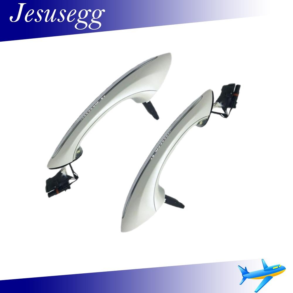 ya 13 5.27 Rear Left & Right Exterior Door Handle Fits For 5 6 7' F07 F10 F11 F12 F13 F01