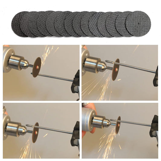 ya 28 1/8 50x Fiberglass Reinforced Dremel Cut Off Wheel Rotary Discs +3x Mandrel US