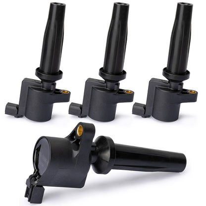 ya 5 8.7 4 pcs Ignition Coil 4M5G12A366BC Fits for Ford Transit CONNECT 2010-13/ESCAPE 2005-08