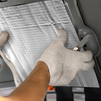ya 5 8.7 20 Pcs Engine Soundproof Mat Car Noise-absorbing Pads Insulation