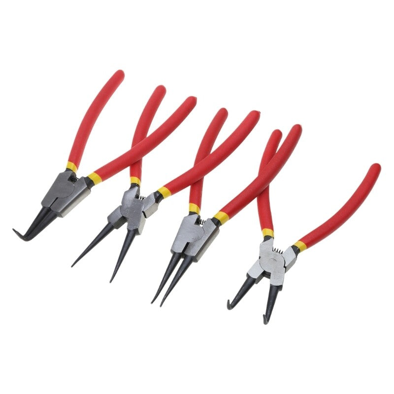 ya 25 4Pcs Circlip Pliers Needle Nose Pliers Retaining Rings Pliers for Removing