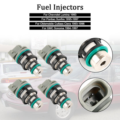 ya 1 8.12 baidi 4PCS Fuel Injectors 17113124 for Chevy for Buick for Pontiac 2.2L 17113197