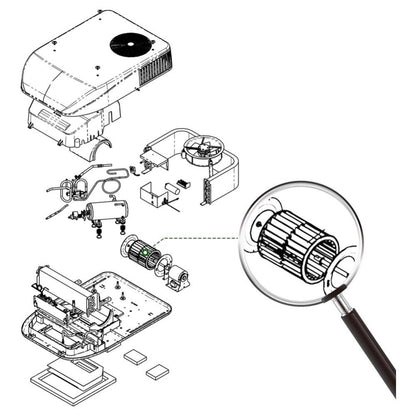 ya 26 Blower Wheel Package 1472A1191 for Coleman 47003 Designed for Easy Installation