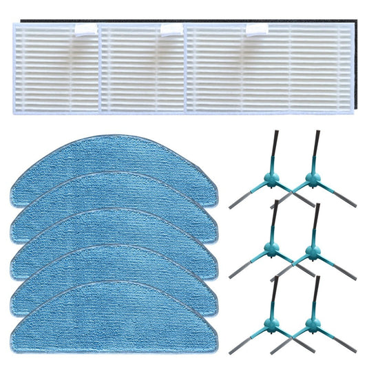 ya 25 For OKAMI R117 Vacuum Cleaner Accessories Filters Mop Cloths Side Brushes