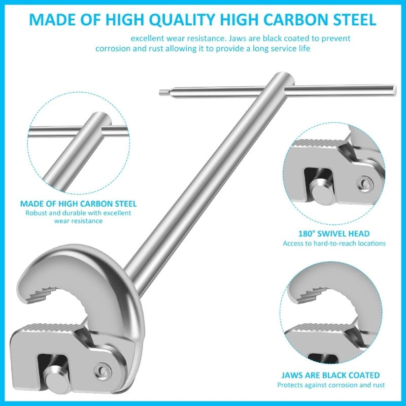 ya 26 Lightweight Wrench High Strength Alloy Pipe Tool for Easy Storage and Carrying