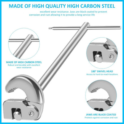 ya 26 Lightweight Wrench High Strength Alloy Pipe Tool for Easy Storage and Carrying