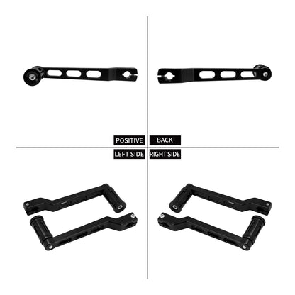 ya 5 8.7 Black Shifter Peg w/ Heel Toe Shift Lever for Harley Road Electra Glide Softail