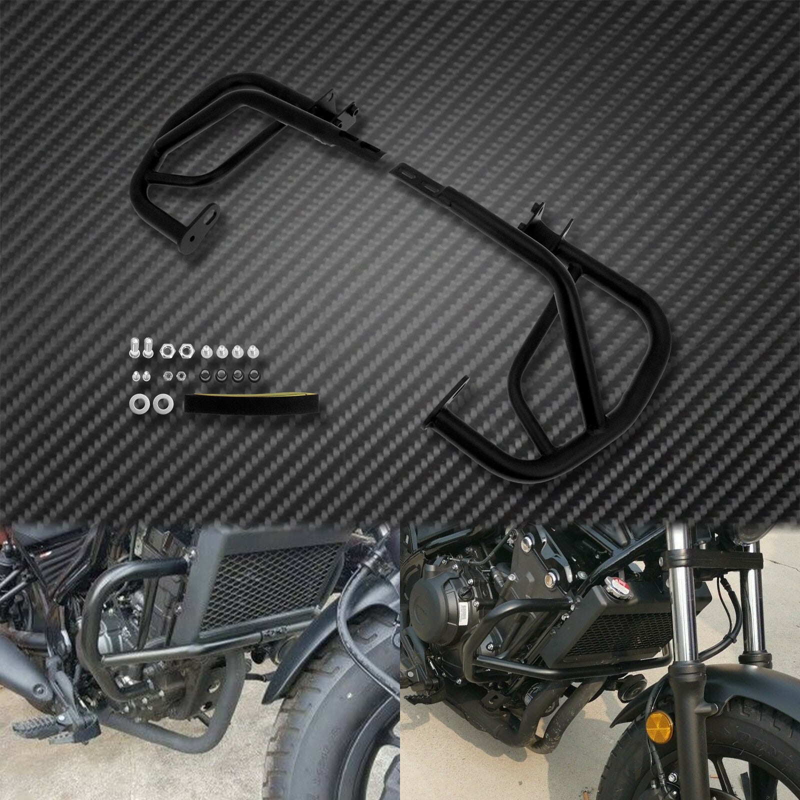 ya 27 7.20 Front Engine Guard Body Frame Protector Crash Bar Fit for Honda Rebel CMX 17-21