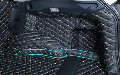 ya 5 8.7 Car Leather Boot Cargo Liner Tray Rear Trunk Floor Mat for for Cadillac XT6 2020-23