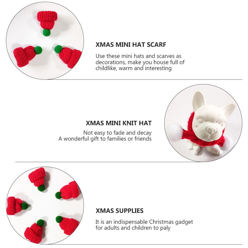 ya 25 20 Pcs ature Doll Berets Hat Hats Scarfs Knitted and Scarves
