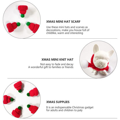 ya 25 20 Pcs ature Doll Berets Hat Hats Scarfs Knitted and Scarves
