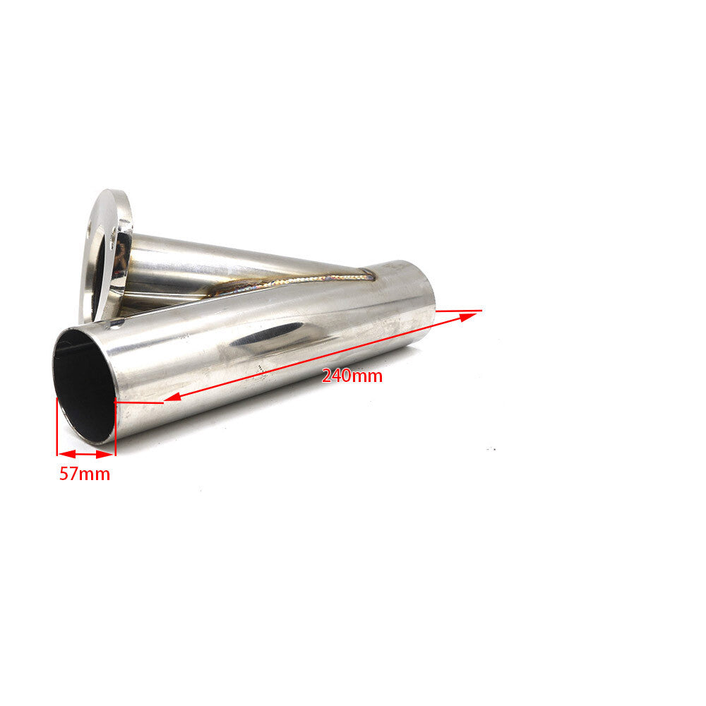 ya 5 6.16.2 2 /51mm Y pipe stainless steel with sealing gasket E shut-off valve down pipe