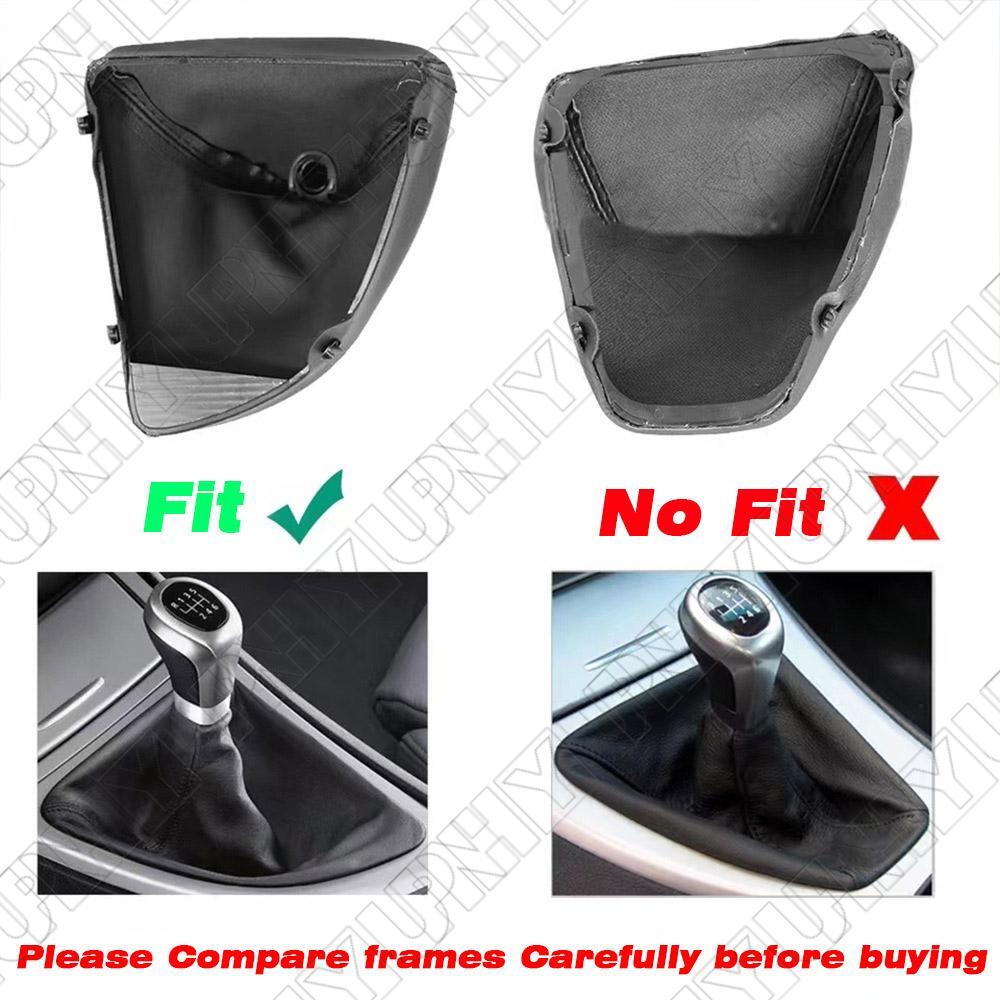 ya 5 8.7 6Speed Shifter Lever Boot Cover for BMW 1 Series E81 E82 E87 E88 Left-hand Drive