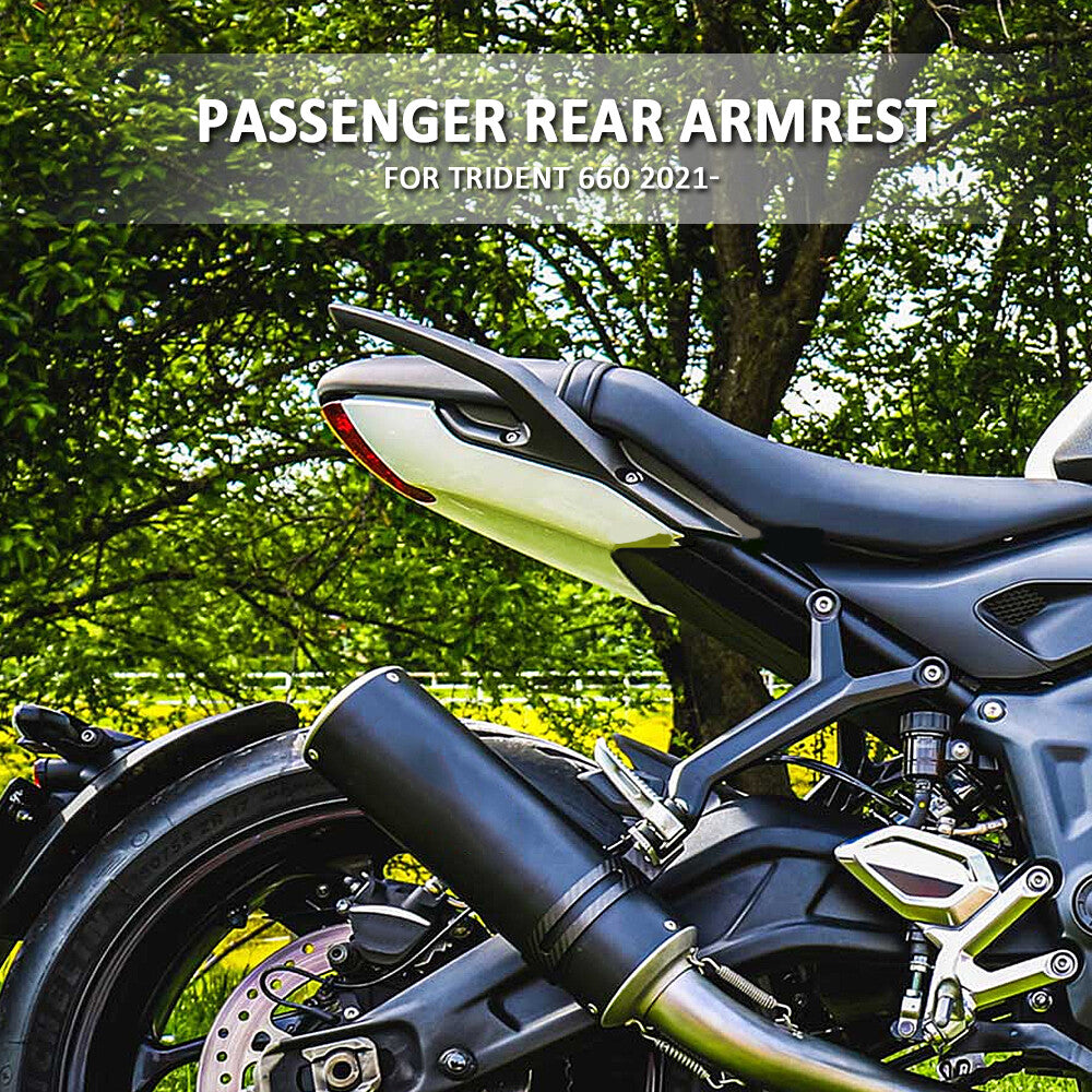 ya 5 8.7 CNC Passenger Pillion for SEAT Grab Handle Bar Hand Rail For Trident 660 2021-2023