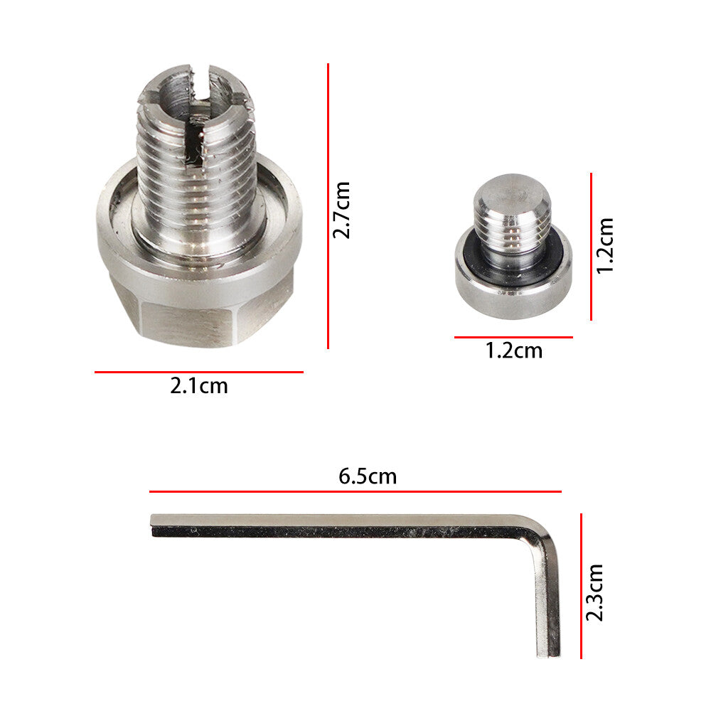 ya 12 5.21 M12.1X1.5 Oil drain plug self-drilling oil pan thread repair kit with O-ring