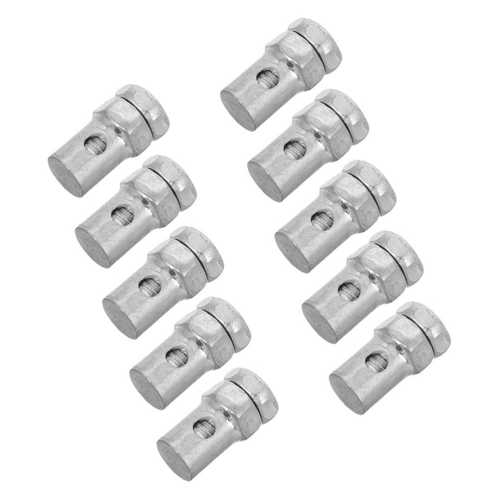 ya 5 8.7 10 Pcs Cable Pull Pin Brake Crimp Ends Replacement Atv Throttle Stops Locks
