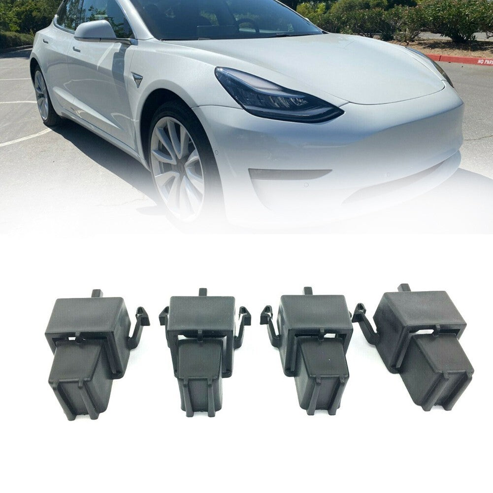 ya 5 8.7 4pc for for Tesla for Model 3 Frunk Clip Reinforcement 1131205-00-C Cowl/Support Bracket
