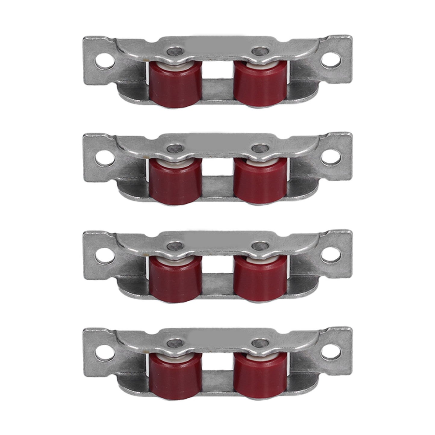 ya 14 4Set Push Pull Window Pulley With Screws Double Wheel Sliding Window Door