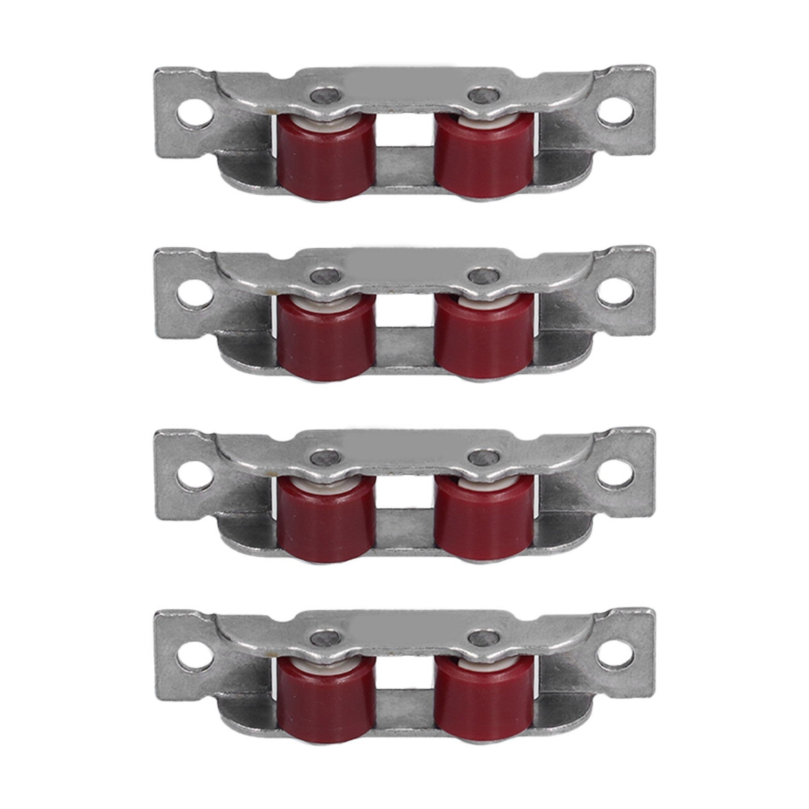ya 14 4Set Push Pull Window Pulley With Screws Double Wheel Sliding Window Door