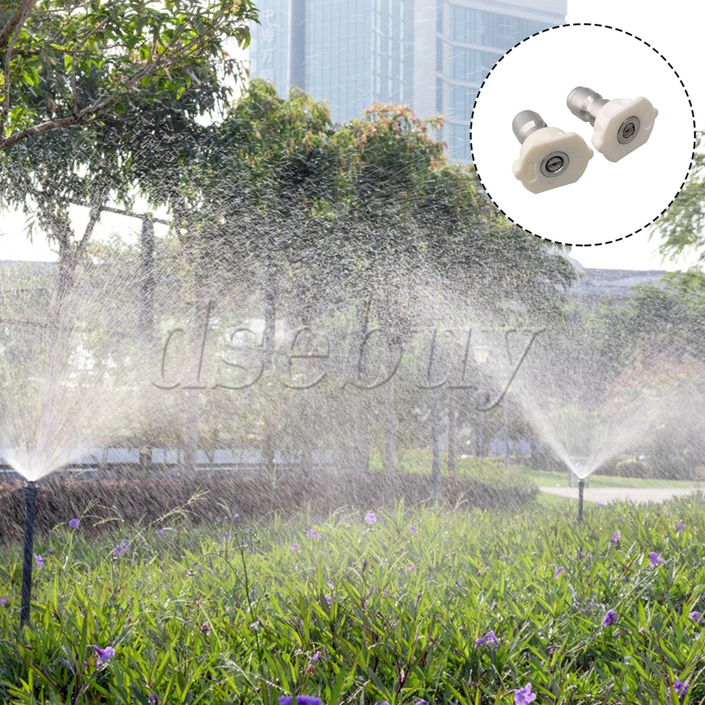 ya 26 20Pieces White High Pressure Spray Nozzles Tip 40 De 1/4 Quick Connection