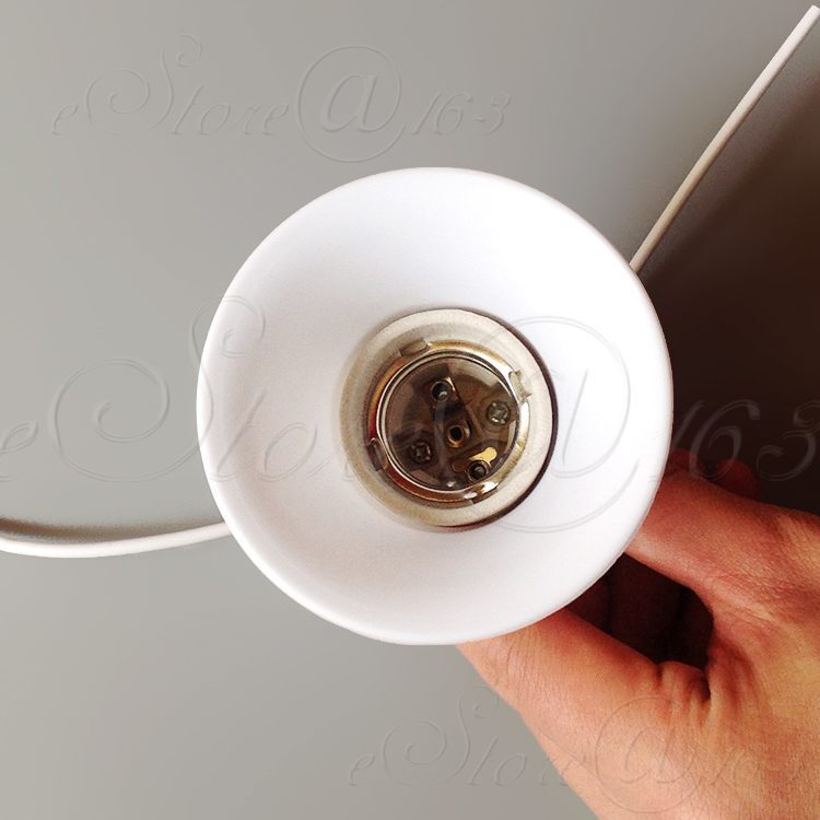 ya 14 Bell-Mouthed Ceramic Cap Waterproof E27 Screw Outdoor Garden Lamp Base Holder