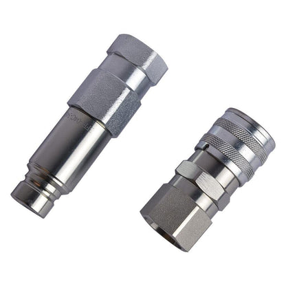 ya 5 8.7 7246777 7246790 Male & Female Flat Face Coupler Kit Compatible With Bobcat