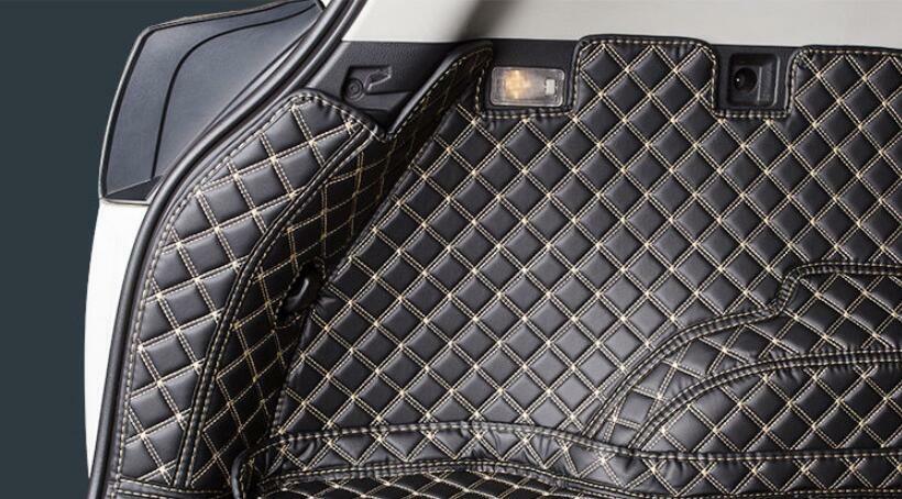 ya 5 8.7 Car Leather Boot Cargo Liner Tray Rear Trunk Floor Mat For M- for benz C-Class 2022+