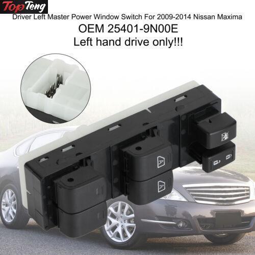 ya 1 8.5.1 Driver Left Master Power Window Switch For 2009-14 Maxima 25401-9N00E