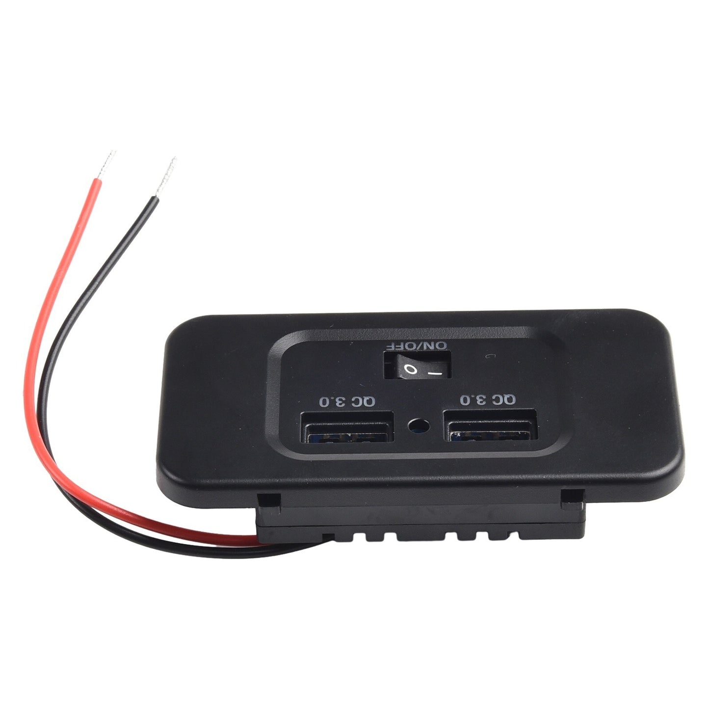ya 5 8.7 12V/24V Panel Mount Car Fast for Charger Socket with Dual USB Quick Charge 3 0