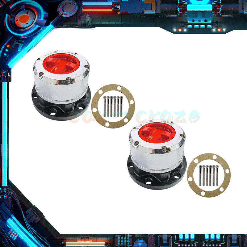 ya 5 8.7 2x Locking Hubs Fits for Nissan Pick Up Patrol 1990 + 31 Spline Axles IFS