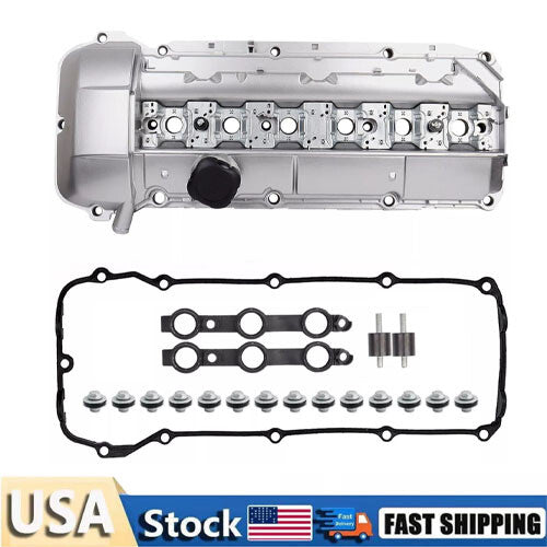 ya 11 6.5 for BMW 323i 325i 328i 330i 525i 528i X5 M52 M54 Aluminum Valve Cover w/Gasket