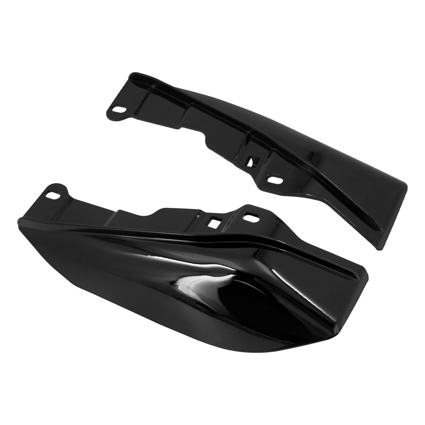 ya 5 8.7 Black ABS Mid-Frame Air Deflector Heat Shield for Harley Street Road Glide 09-16