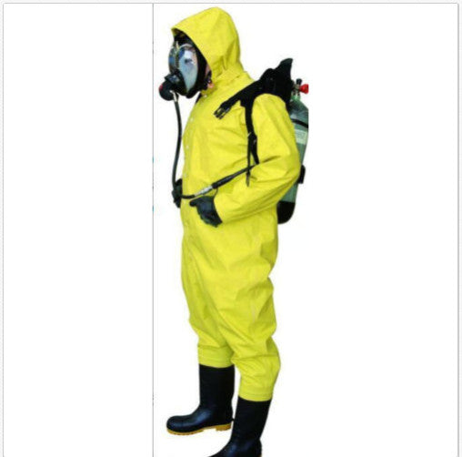 Semi-enclosed Protective Acid and Alkali Resisting Suit b