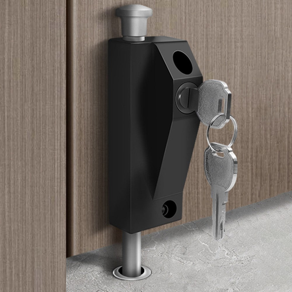 ya 14 Robust Floor Latch Lock with Heavy Duty Rod for Enhanced Door Protion
